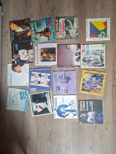 Lot disques vinyles 45 - de,