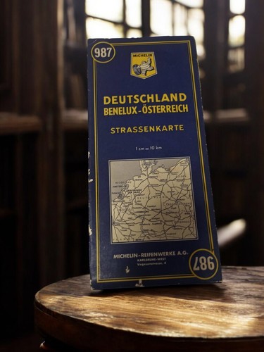Carte routière ancienne