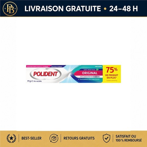 Colle dentier polident - colle,