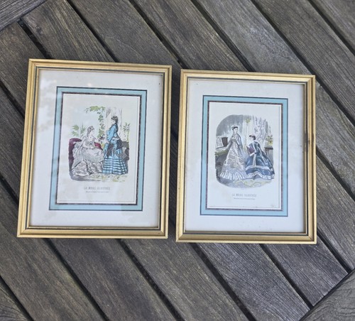 Paire tableaux anciens - paire, /