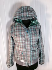 Veste blouson technique gris/vert argenté ski/snow SPECIAL BLEND XS 34/36