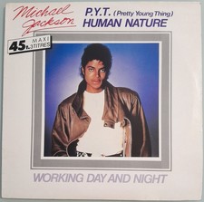 Maxi-Single Michael Jackson P.Y.T & Human nature (12" France - 1984)
