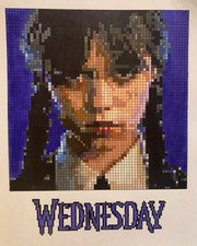 Dessin A3 pixel art  Mercredi