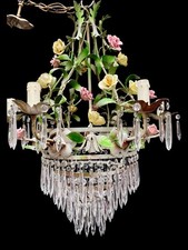 Lustre shabby chic en fer