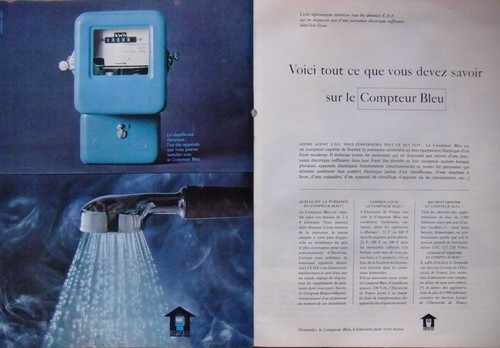 Publicité 1964 edf - edf, tout