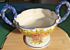 Coupe en céramique peinte