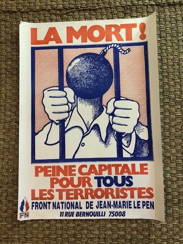 Affiche front national - front,