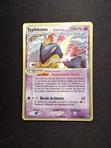 Holo typhlosion 101 - 12/101, ile