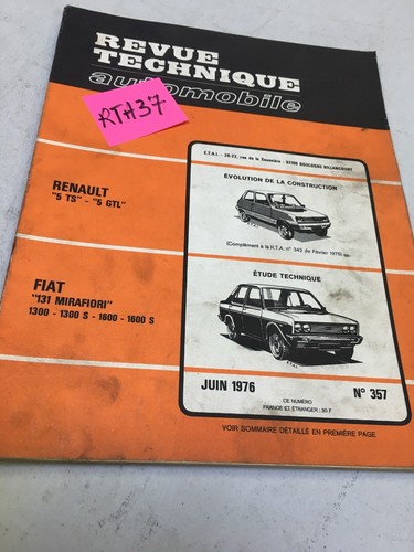 Revue technique automobile - revue,