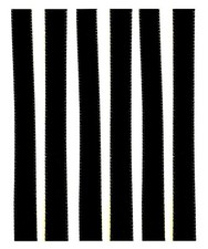 (6) Black Extra Wide Okki