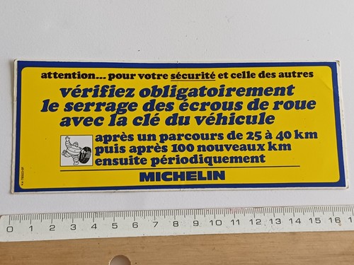 Sticker vintage pneus - vintage, bibendum