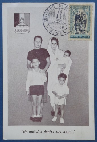 Algérie carte 1er - 1er, jour