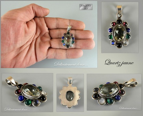 Beau pendentif argent 925 - en,