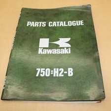 PARTS LIST KAWASAKI 750 H2 B 1973- CATALOGUE DE PIECES DETACHEES 750:H2-B