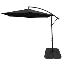 Parasol Déporté Noir 3 m