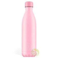 Bouteille isotherme pastel all pink 750 ml Chillys bottles gourde thermos nom...
