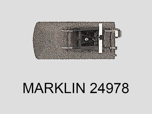 Marklin rail droit avec butoir - rail,