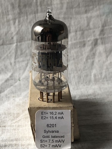 6201 ecc81 12at7 sylvania - 6201,,