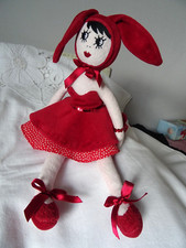 POUPEE CHIFFON  30 CM COSTUME LAPIN VELOURS GWENAËL MALCORPI pour SEPHORA 2008