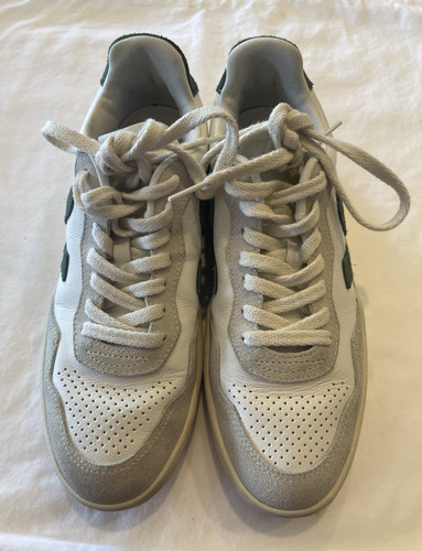 Veja leather low top - top, lace