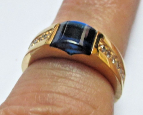 Bague jonc plaqué taille - bague,