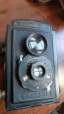 Ancien Appareil Photo Argentique Boitier Voigtlander Brillant , Avec Sacoche...
