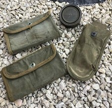 Lot Militaria US WW2 De grenier Étui Pince Boîte Ration fuel Pochettes 30