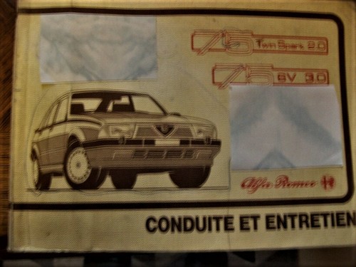 Conduite entretien alfa - conduite,