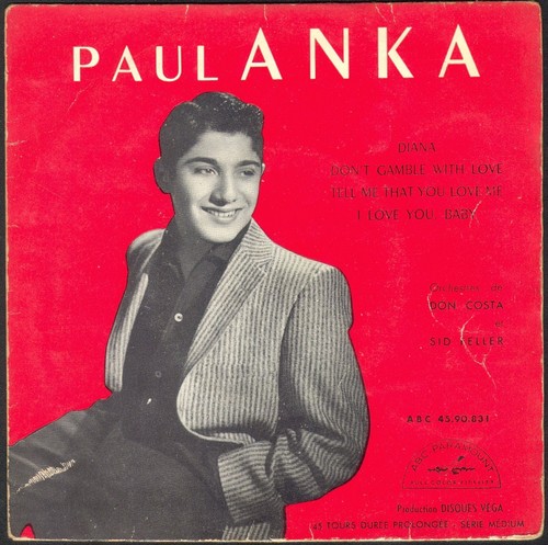 Paul anka diana 45t - paul,