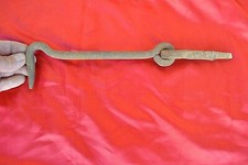 Ancien contrevent, crochet de porte, fenêtre en métal - 23,5cm (N°5)