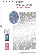 Document Philatélique 1er Jour : 14 2000 - Corps Préfectoral