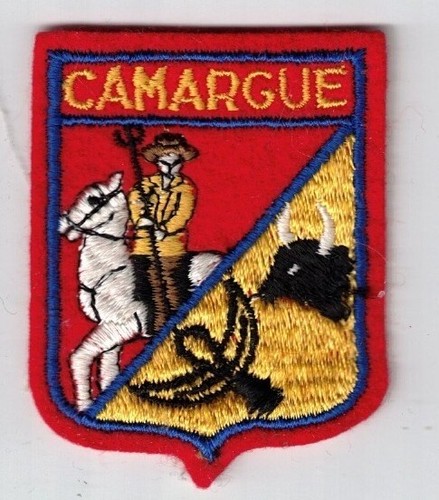 Ecusson brode camargue gardian - ecusson,