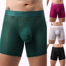 Boxer homme transparent avec