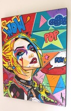 Tableau street art sur bois