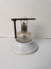 BRULEUR A ALCOOL EN VERRE DE LABORATOIRE PHARMACIE AVEC SUPPORT. 