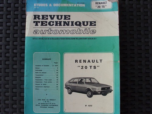 Revue technique automobile - revue,