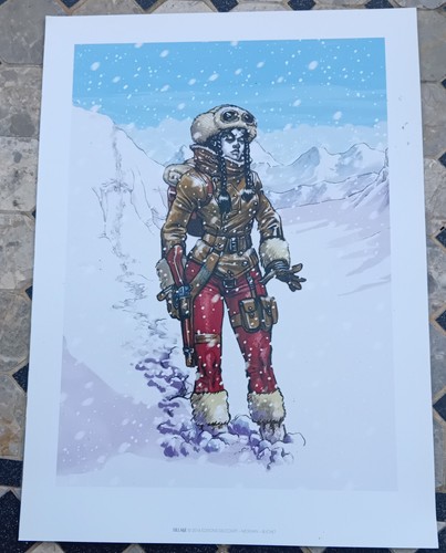 Libris affiche glacé 33x24 - ex,