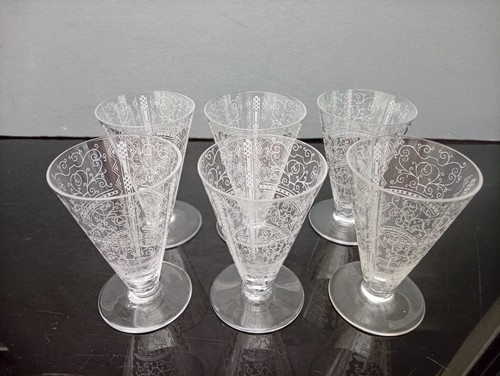 Lot verres cristal de - de, 6