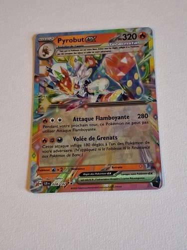 Carte pokémon pyrobut - carte,