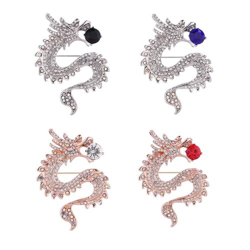 Broche dragon pour homme