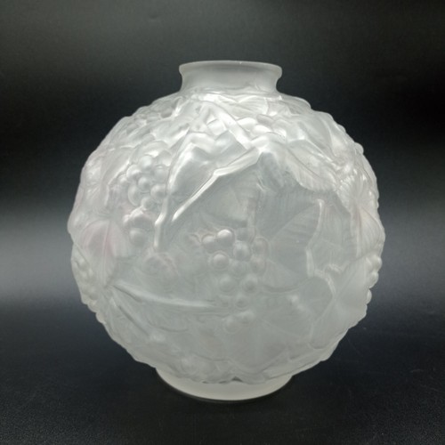 Vase verre moulé préssé - verre,