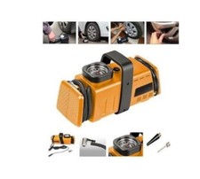 Compact 12V/220V Haute Vitesse Air Compresseur Pour Voiture Van Moto Pneu Pompe