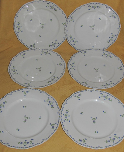 Lot assiettes plates - de, 6