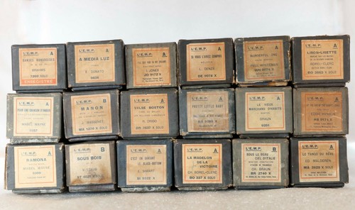 Lot rouleaux perforés - de,