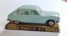 Renaul 16 Norev 1/43ème avec socle carton d'origine mais pas la boîte