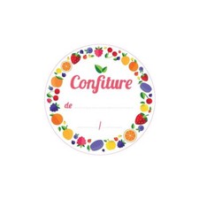 Lot etiquettes ronde - lot, 64