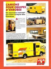 RAMBOUILLET ( 78 ) JCR /  CAMIONS POUR ÉQUIPES D' ENROBÉS / PROSPECTUS