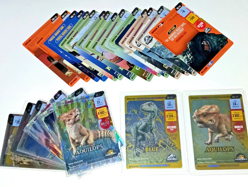 Lot cartes jurassic - lot,