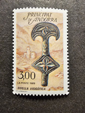 TIMBRE ANDORRE PATRIMOINE PIÈCES DE CEINTURE N°381 NEUF ** LUXE MNH 1989