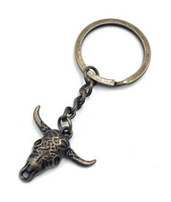 Tête De Taureau En Bronze